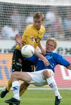 Magnus Andersson, Halmstad och Daniel Ung, Elfsborg