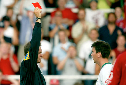 Johan Andersson, Hammarby, utvisning