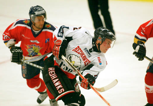 Marcus Magnertoft, MIF Redhawks och Mattias Svensson,