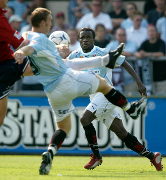 Anfallsparet Peter Ijeh och Niklas Skoog, Malmö FF