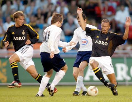 Krister Nordin och Daniel Tjernström, AIK