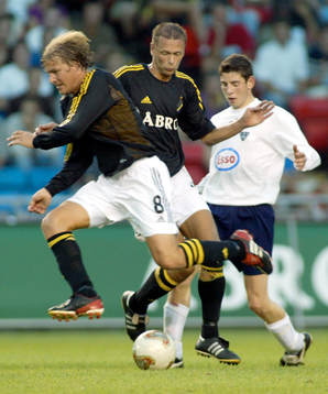Daniel Tjernström och Krister Nordin, AIK