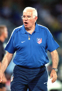 Fotboll, Spansk, La liga, Luis Argones, tränare Atletico