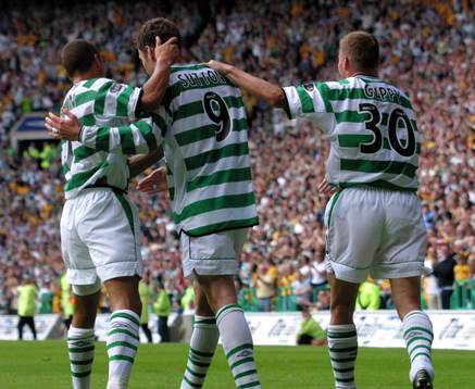 Chris Sutton, Celtic gratuleras