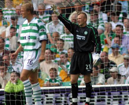 Magnus Hedman, Celtic i sin första match för Celtic
