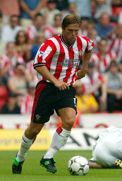 Anders Svensson, Southampton, driver bollen
