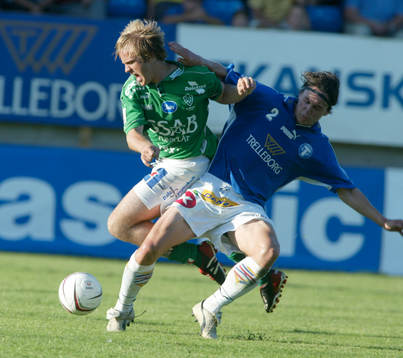 Mikael Eklund, Brage och Jens Sloth, Trelleborg