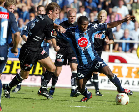 Joel Borgstrand, Halmstad och Samuel Wowoah, Djurgården