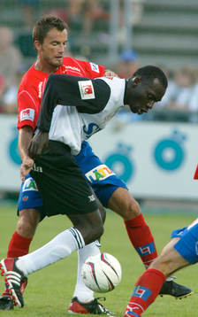 Kenneth Rasmussen, Helsingborg och Paul Oyuga, Örebro