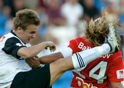 Hög spark, Jon Lundblad mot Jesper Jansson
