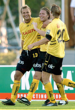 Hasse Berggren, Elfsborg gratuleras av Jonas Lundén