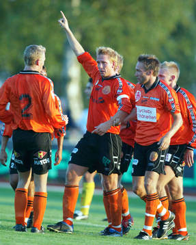 Jens Hermansson, Mjällby jublar