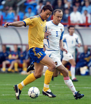 Zlatan Ibrahimovic, Sverige utmanar