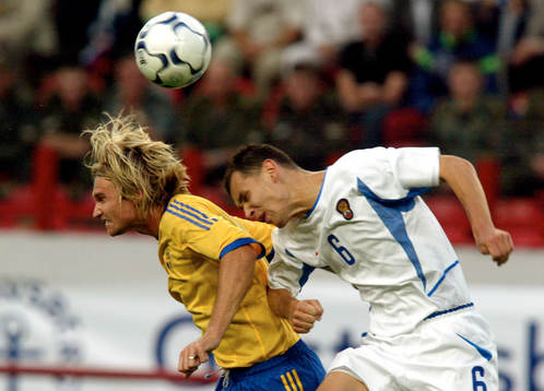 Andreas Andersson, Sverige i en luftduell med Sergei