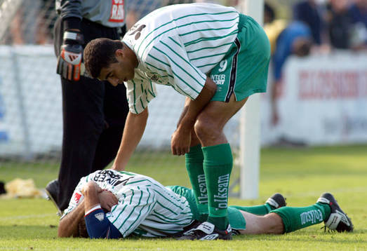 Arash Talebinejad, Frölunda. Skada, tröst
