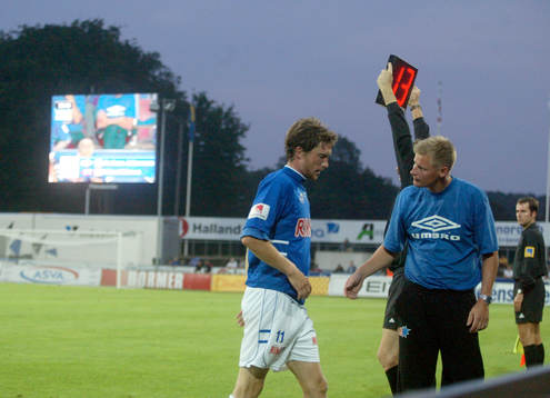 Mikael Nilsson, Halmstad. Byte