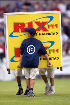 Knattar, skylt, reklam