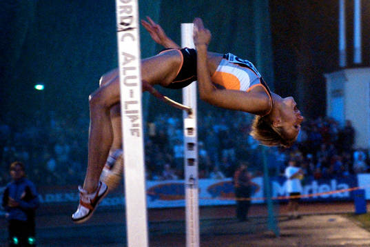 Kajsa Bergqvist stannade på 2.00 meter vid tävlingarna