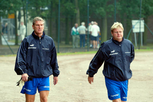 Peter Swärdh, ny tränare i Helsingborg och Mats Svensson,