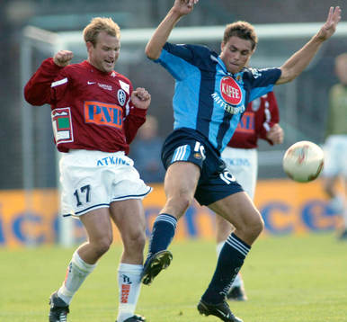 Johan Elmander, Djurgården och Anders Friberg, Landskrona