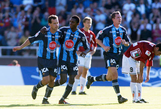 Ngabu Bapupa och Stefan Rehn, Djurgården jubel
