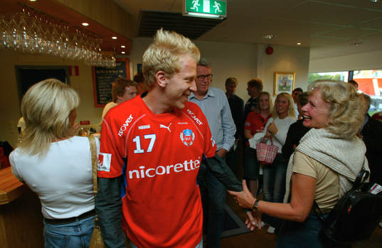 Nyförvärvet Gustaf Andersson togs emot med öppna armar