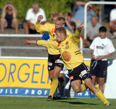 Mattias Andersson, Mjällby jublar (jubel)