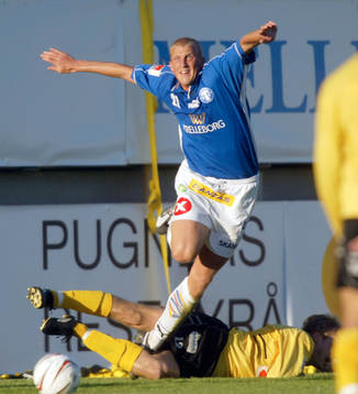 Thomas Magnusson, Trelleborg fastnar i en bensax,