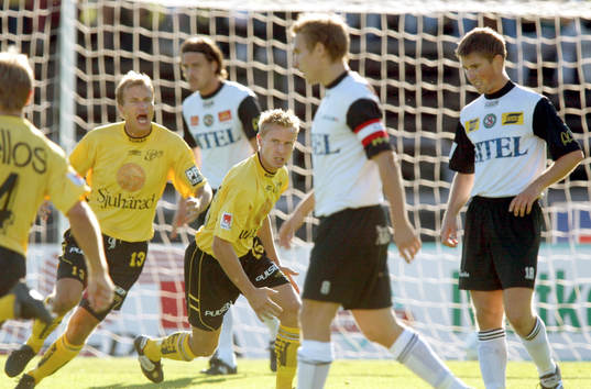 Andreas Klarström och Hans Berggren jublar