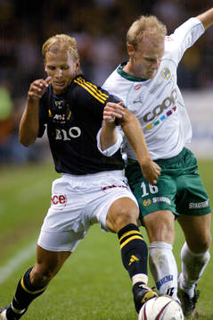 Martin Åslund, AIK och Mikael Andersson, Hammarby