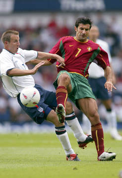 Fotboll, England - Portugal