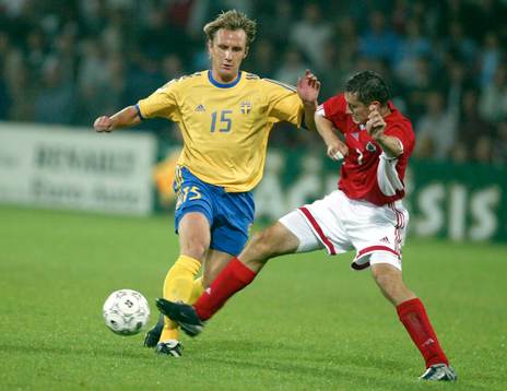 Andreas Johansson i aktion