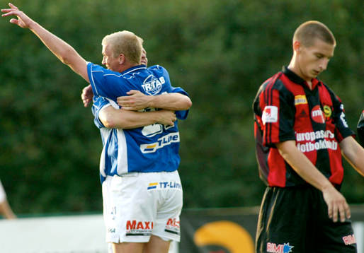 Thomas Magnusson och Mats Lilienberg. Jubel, Trelleborg och