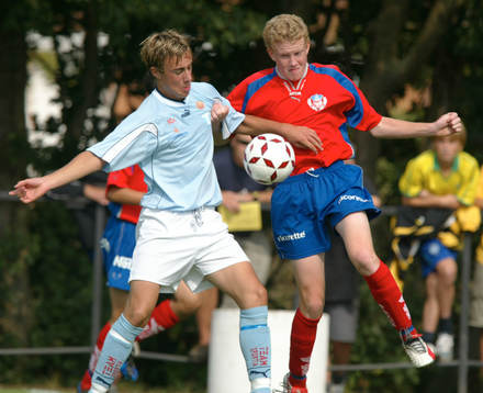 Fotboll, DM-final Pojkar 14 år, Malmö FF - Helsingborg.