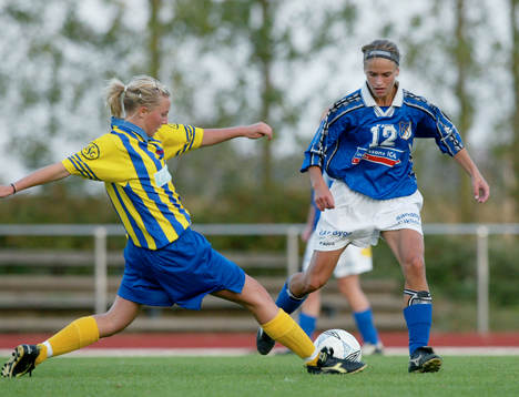 Fotboll, DM-final damer, Södra Sandby - Eskilsminne
