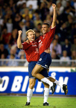 Afonso Alves och Joachim Karlsson, Örgryte jublar, jubel