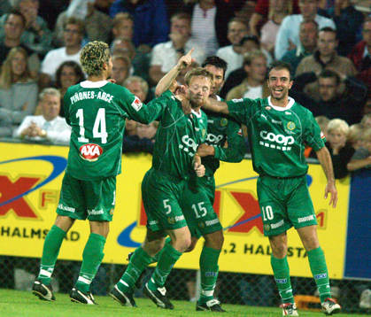 Fredrik Winsnes, Hammarby, räddade en poäng till sitt lag