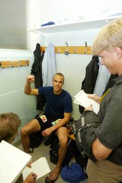 Matchhjälten och straffräddaren Fredrik Larsson,