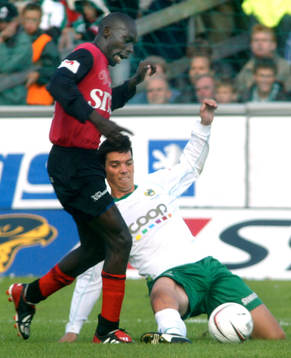 Johan Andersson, Hammarby och Paul Oyuga, Örebro