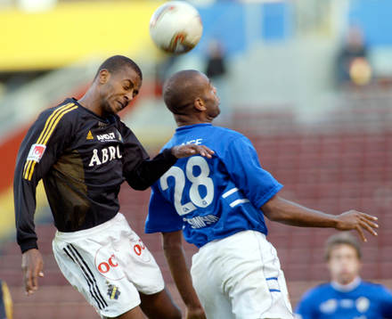 Benjamin Kibebe, AIK och Pascal Simpson, Halmstad