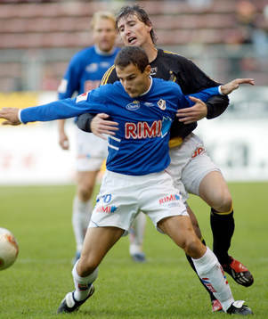 Sharbel Touma, Halmstad och Luke Casserly, AIK