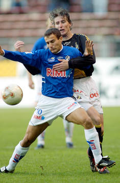 Sharbel Touma, Halmstad och Luke Casserly, AIK