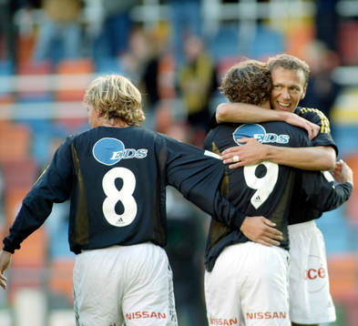 Krister Nordin, jubel, AIK