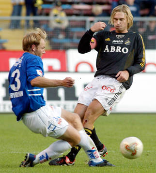 Andreas Andersson, AIK och Torbjörn Arvidsson, Halmstad