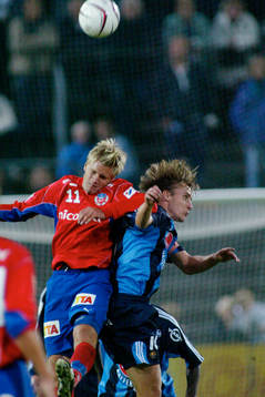 Andreas Dahl och Andreas Johansson. Nickduell