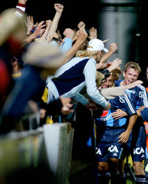 Louay Chanko hyllas av fansen