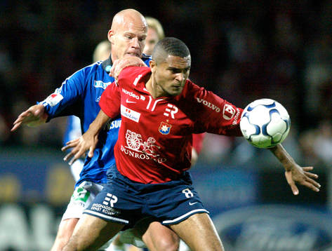 Joel Cedergren, Sundsvall i en närkamp med Afonso Alves,