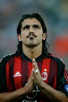 Gattuso, Milan, porträtt