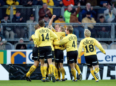 Elfsborg jublar och kramar om målskytten Johan Sjöberg