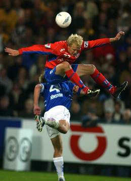 Gustaf Andersson och Helsingborg lyckades inte sätta dit